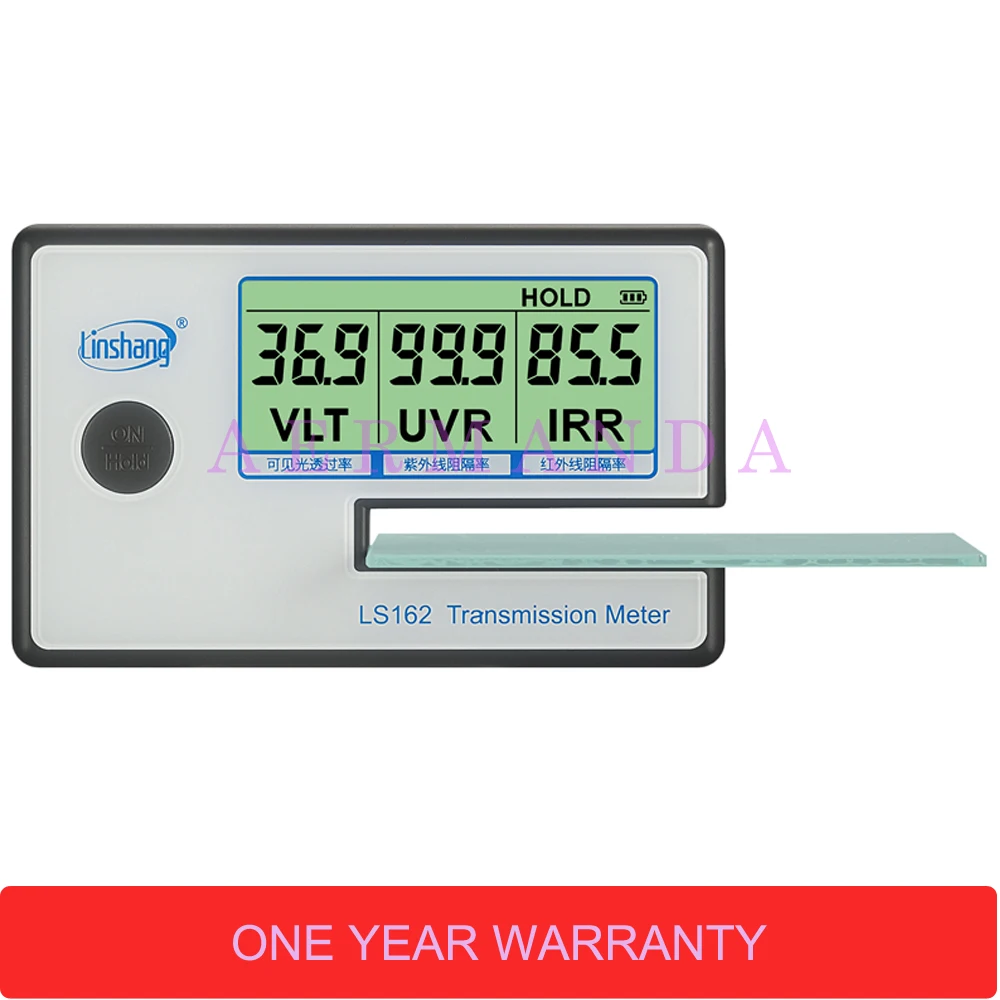 

Solar Film Transmission Meter LS162 window tint meter UV Visible and IR transmission values