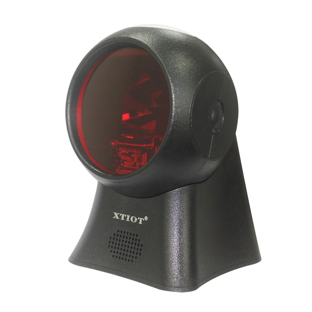 XT7120 Presentation Scanner RS232/USB 20 Lines Desktop Omnidirectional Bar Code Reader 1D Laser Barcode Scanner