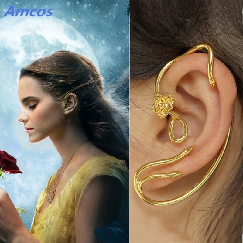 Wholesale 20pcs/lot Movie Beauty and the Beast Belle Earrings Ear Cuff