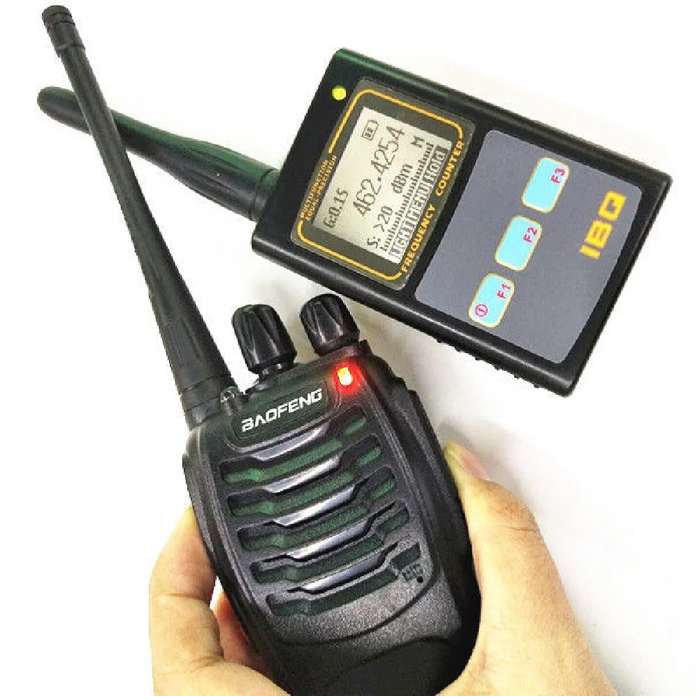 Baofeng цифровой тестер IBQ-102 Портативный счетчик широкий диапазон 10 Гц-2,6 ГГц со встроенной антенной для Ham радио мини Частотомер