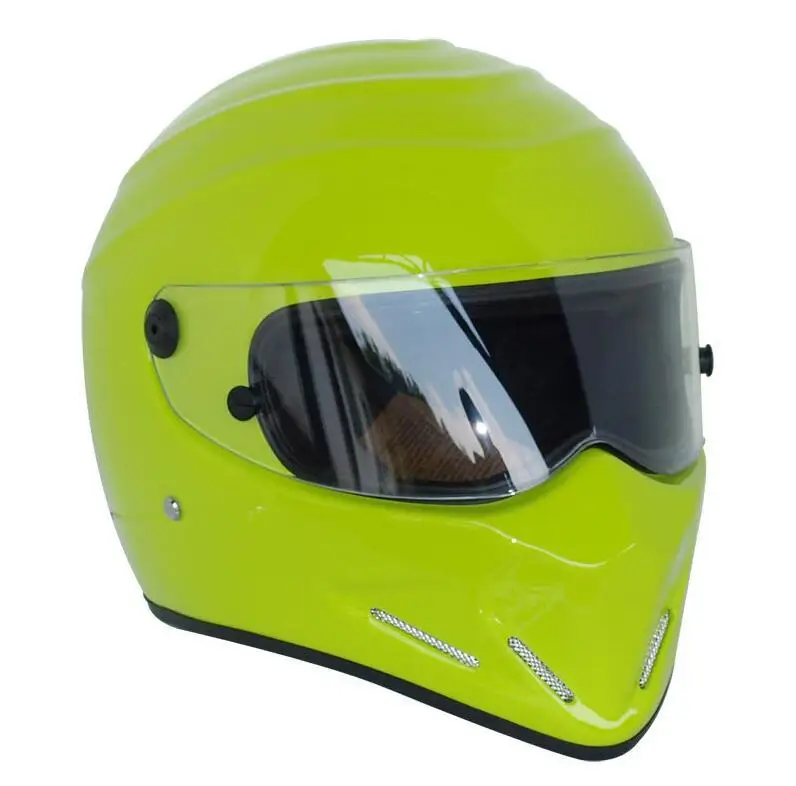 DIY CRG ATV-4 Персонализированная наклейка "Simpson" мотогонок полный шлем F1 Capacete De Moto Riding Cascos Motorrad - Цвет: bright green 19