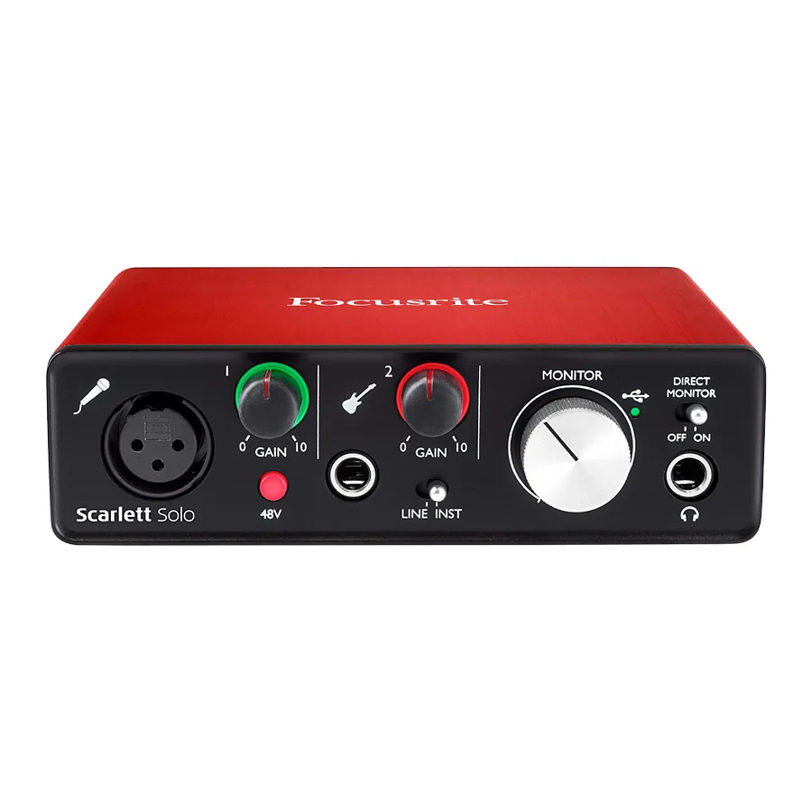 ISK BM-800 микрофон и Focusrite Scarlett Solo 2nd gen 2 Вход 2 Выход USB аудио интерфейс звуковая карта для записи микрофона