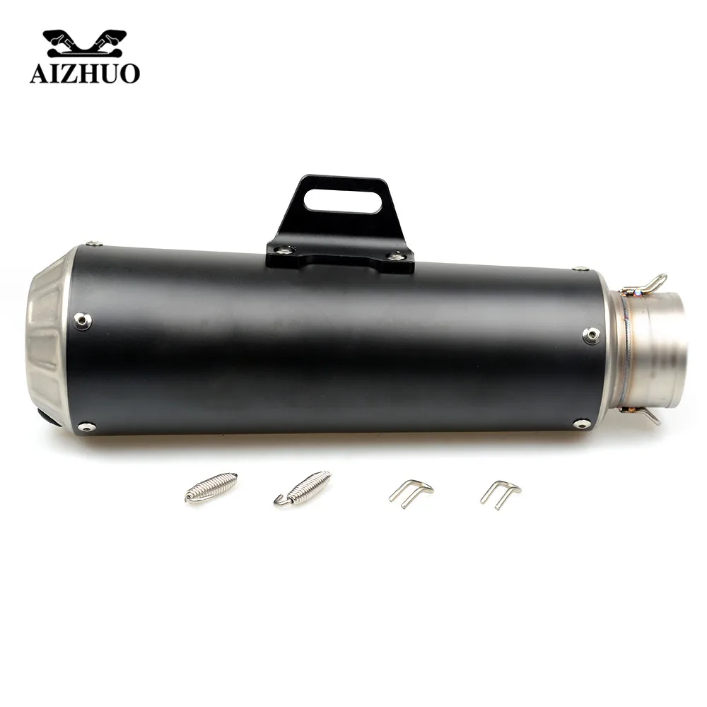 

36-51MM Motorcycle Universal Exhaust Pipe Muffler FOR kawasaki er6f z750 zzr 400 ninja 650 zx10r YAMAHA TRX850 FZR400 RR XJR1300