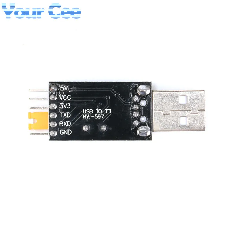 USB to TTL UART Module CH340G CH340 USB Microcontroller Download Cable Brush Board USB to Serial 3.3V 5V Switch (5)