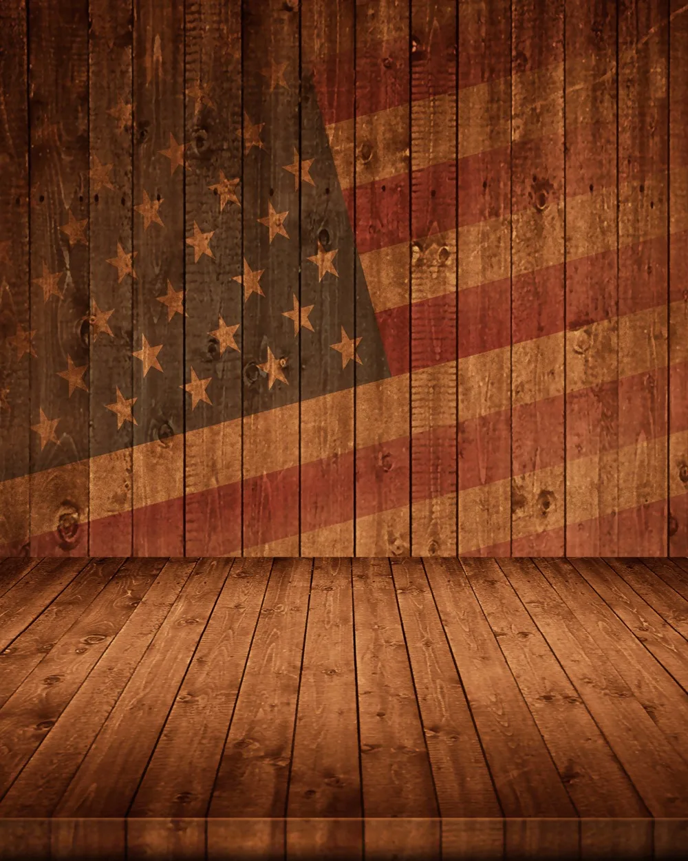 

5x7ft Kate Custom Made American Flag Photography Backdrops Wooden Floor Photographic Backgrounds Children Photography backdrop