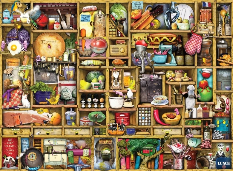 

Kitchen Shelves Exquisite Handmade Needlework Embroidery DIY DMC Cross Stitch Kits Crafts 14CT Unprinted Home Decor wall Arts
