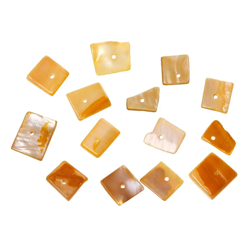 DoreenBeads Shell Loose бусы нерегулярные хаки около 9 мм-13 мм x 8,0 мм-12 мм, отверстие: Приблизительно 1,2 мм, 15 г новинка 2015