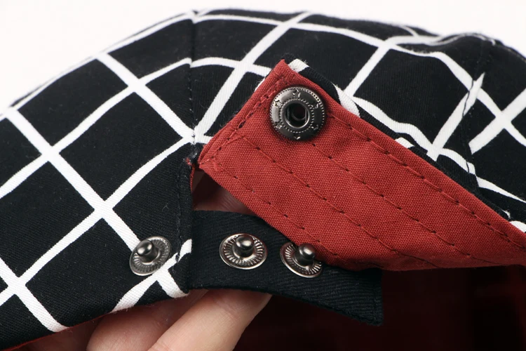 spring summer artist plaid berets hat gorras planas duckbill boina feminina flat sun hat vintage newsboy hat peaked cap bone men white beret men