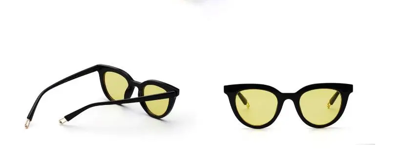 Новая Мода Cat Eye Солнцезащитные очки для женщин Для мужчин Для женщин Брендовая дизайнерская обувь ретро Винтаж Защита от солнца Очки UV400