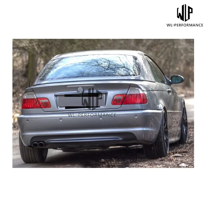 E46 Высокое качество PP автомобильный комплект кузова передний задний бампер боковые юбки для BMW 3 серии E46 M3 MT автомобильный комплект кузова
