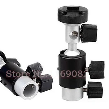 

360 Degree Rotatable Ball Swivel Camera Flash Hot Shoe Umbrella Holder Light Stand Bracket D Type