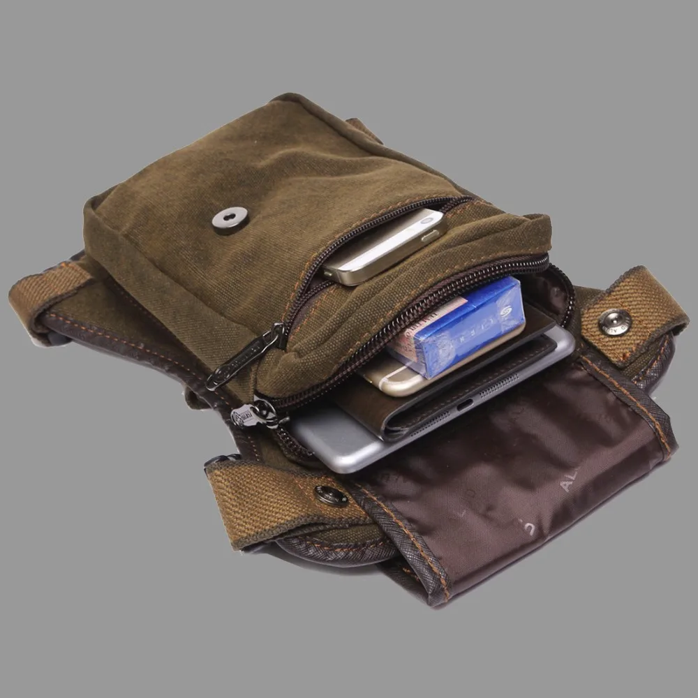 Для мужчин поясная Водонепроницаемый нейлон/холст messenger Сумки на плечо Crossbody