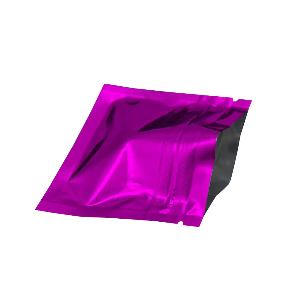 

7.5*6.3cm Purple Reclosable Aluminum Foil Zip Lock Packing Bag 2000pcs/lot DHL Shipping Coffee Pill Powder Food Storage Pouch