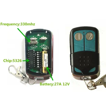

5pcs Auto Gate Remote Control SMC5326 330mhz DIP Switch (Battery Included)