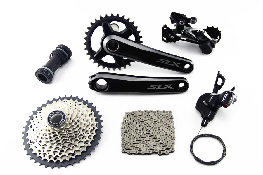 SHIMANO DEORE SLX M7000 группа 34T шатун горный велосипед Группа Комплект 1x11-скорость 40T 42T 46T M7000 задний переключатель рычаг переключения передач
