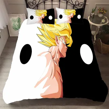 

HELENGILI 3D Bedding Set Dragon Ball Print Duvet Cover Set Bedcloth with Pillowcase Bed Set Home Textiles #LZ-25
