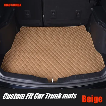 

ZHAOYANHUA Car trunk mats Case for Fiat Viaggio S Freemont bravo Ottimo 5D car-styling heavy duty carpet floor liner