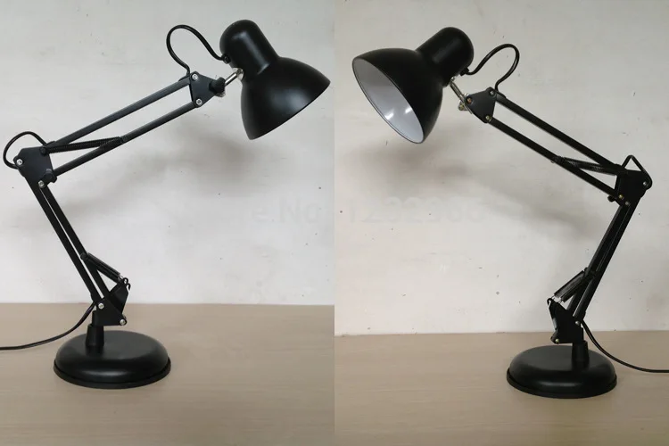 

American Style Abajur Para Quarto Desk Lamp LED Clip Folding Para Study Work Long Arm Folding Quarto Led Clip Lamp