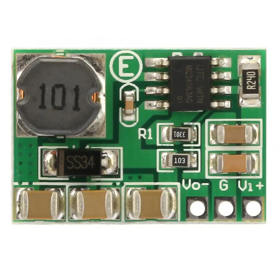 Input3-15V отрицательное давление dc-dc ADC DAC lcd power Boost-конвертер Модуль преобразователь частоты