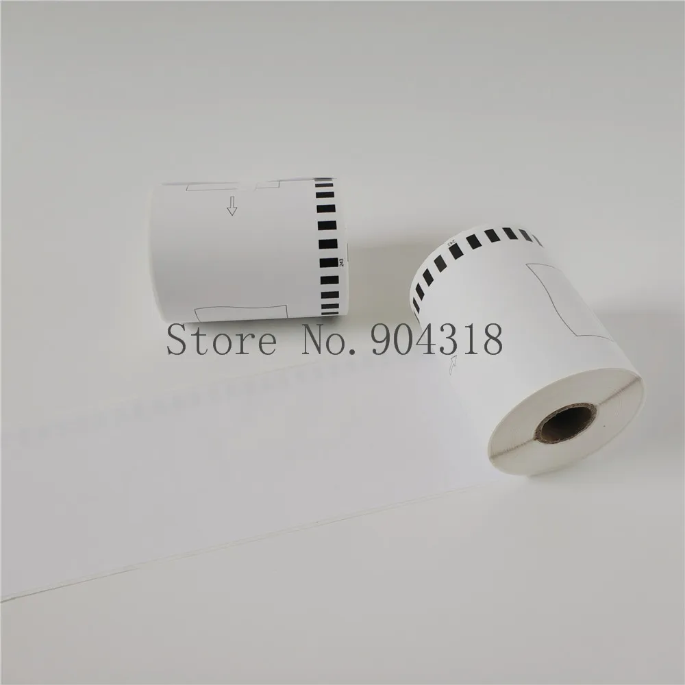 10 x рулонов Brother DK 22243 DK22243 2243 DK2243 Совместимые Этикетки 102 мм 30 48 м 4 &quotx 100&quot QL 1050 1060|ql|