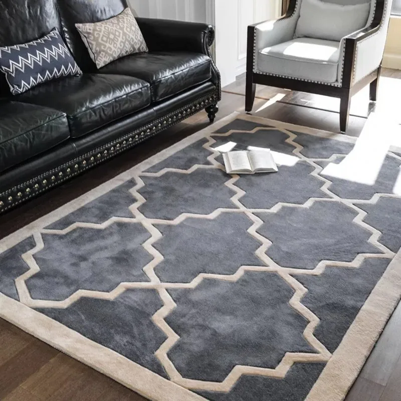 Hand cutting Big size Retro geometric living room rug,big size coffee table carpet , classical home decoration floor mat Hand cutting Big size Retro geometric living room rug,big size coffee table carpet , classical home decoration floor mat