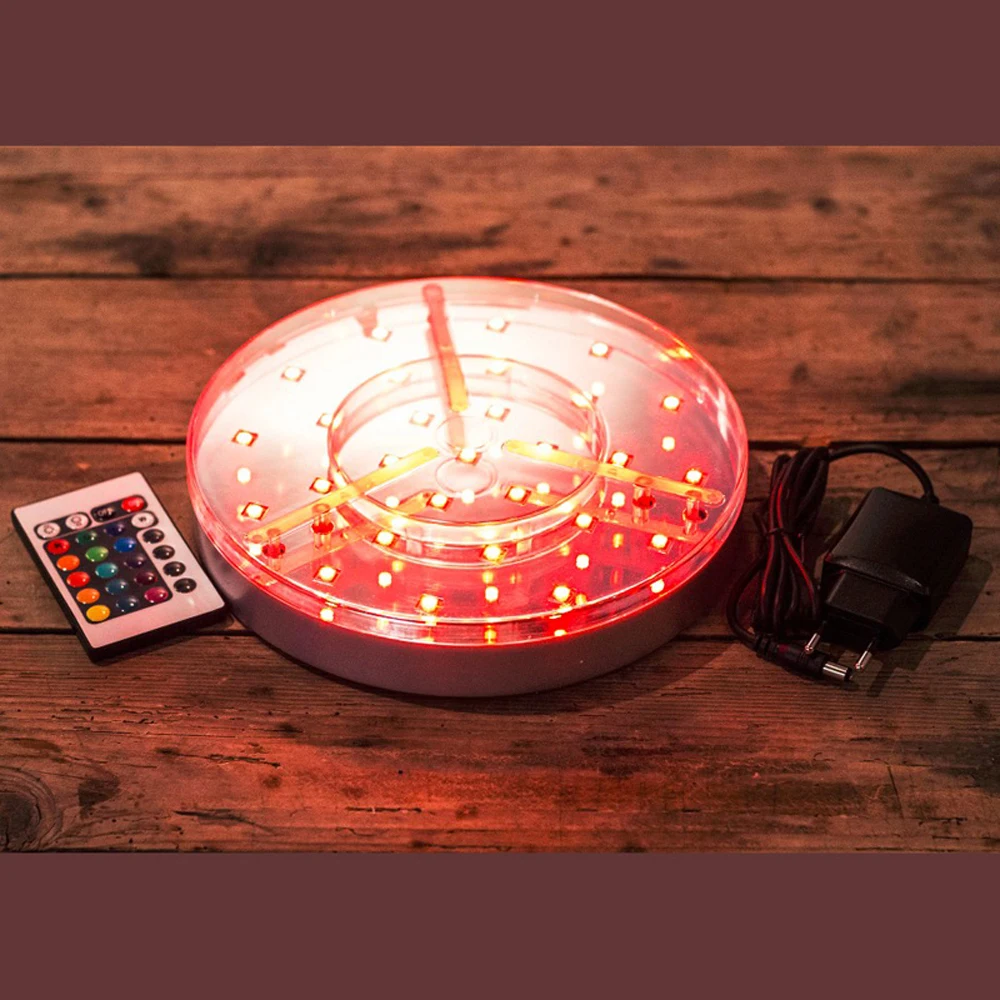 8 дюймовый круглый кальян лампа для кальяна стол с батарейным питанием