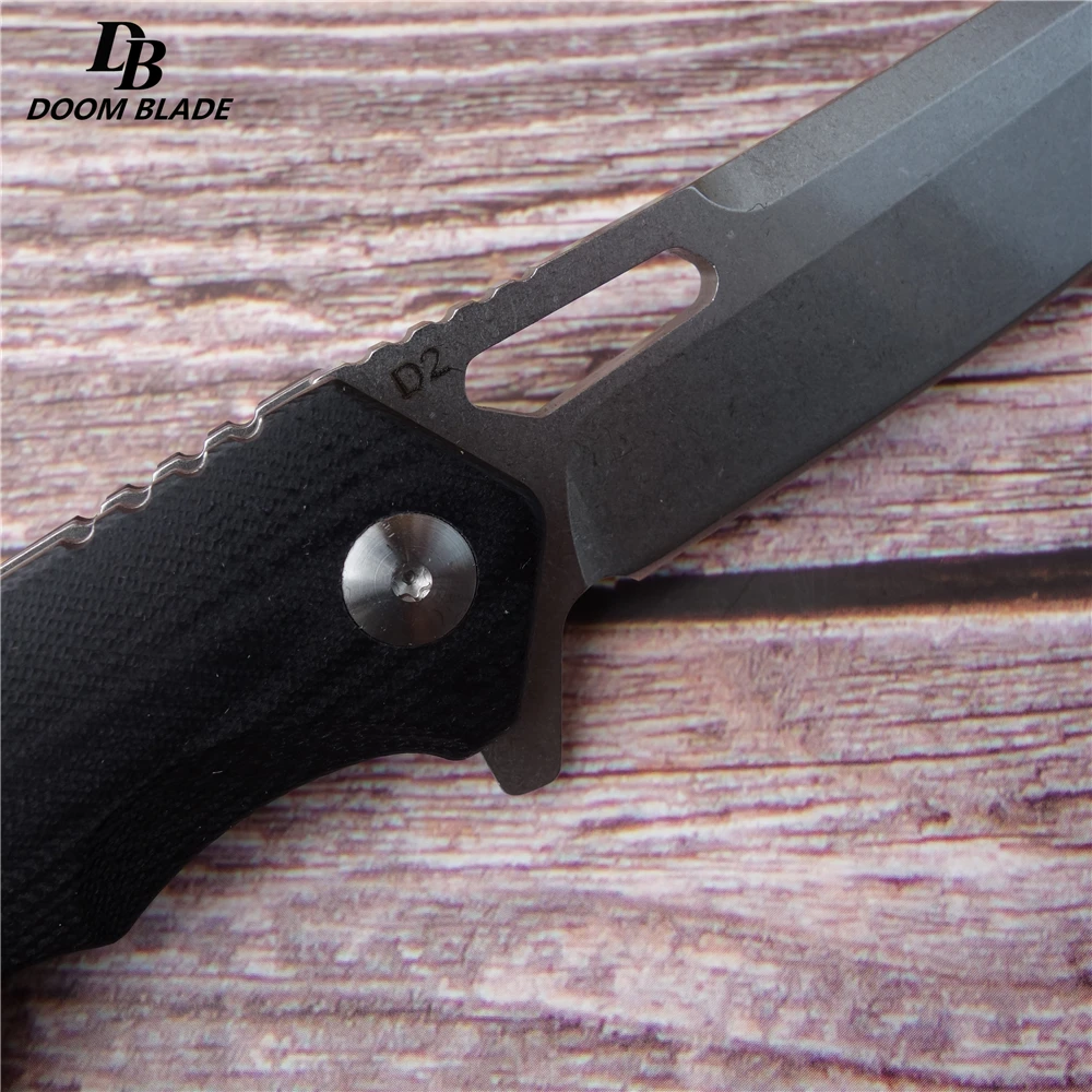 7," FH11 60-61HRC ножи Складной нож тактический карманный нож s G10 Ручка D2 лезвие человек практичный открытый инструмент для кемпинга