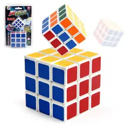 2 шт./лот красочные 3x3x3 три слоя Magic Cube Profissional конкурс Скорость Cubo номера наклейки головоломка магический cube классная игрушка мальчик