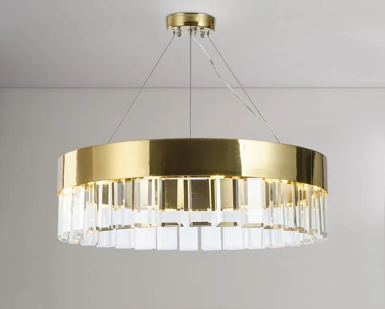 Хрустальный светильник Скандинавская люстра гостиная современный минималистичный Золотой декоративный свет