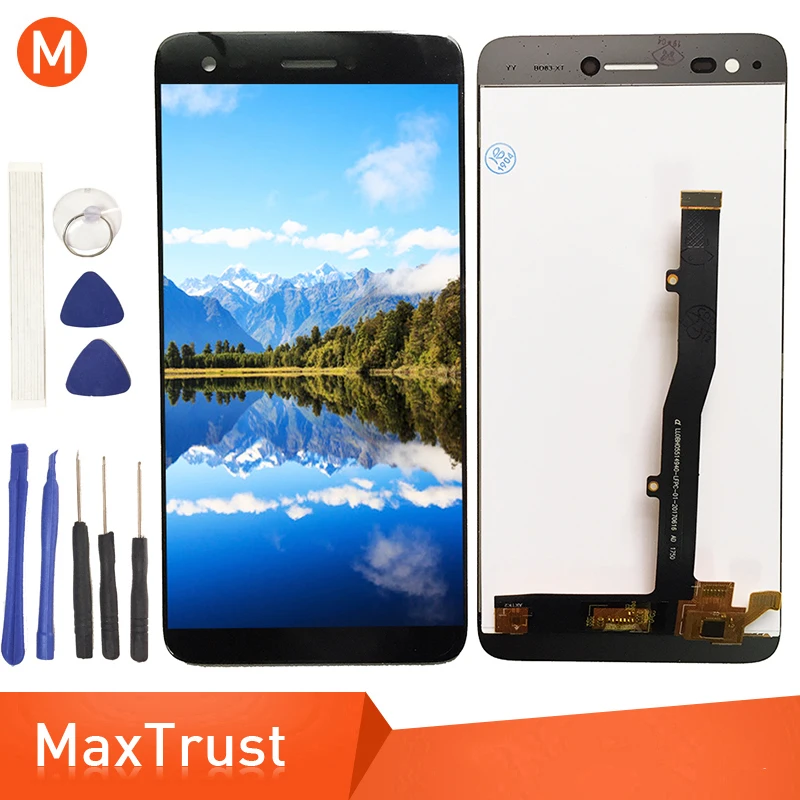 ЖК дисплей 5 дюйма для ZTE Blade A6 Max A6Max A0605 кодирующий преобразователь сенсорного