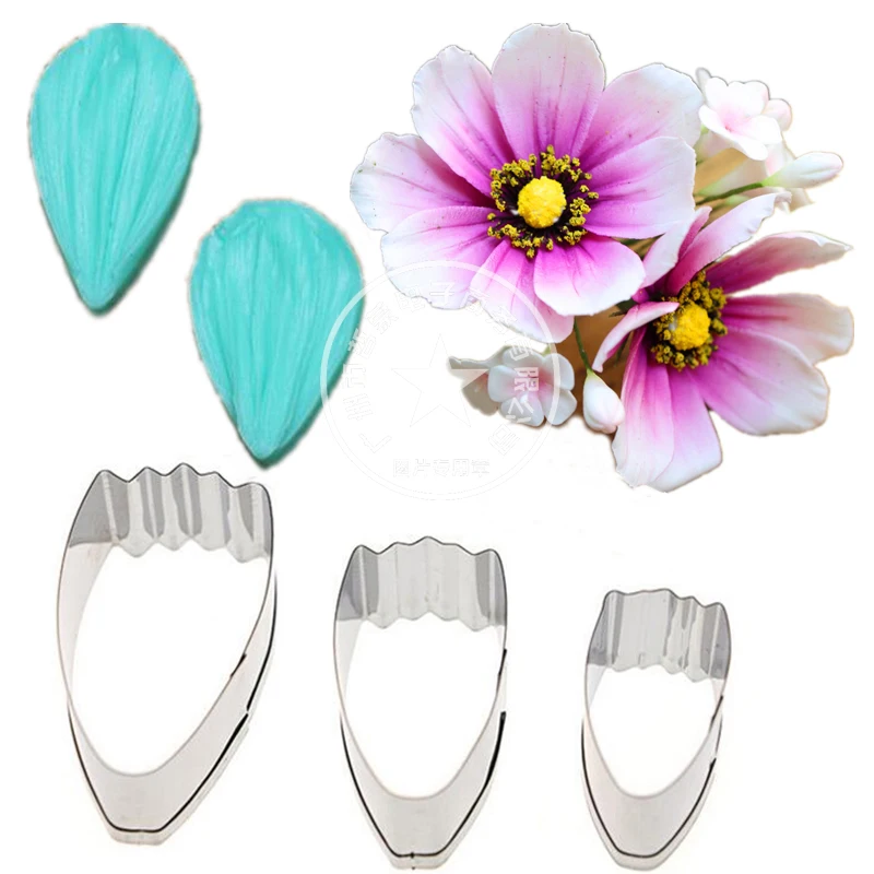 Buy Daisy flower Petal Silicone Veiner & Cutter Flower Petal Cutter Fondant