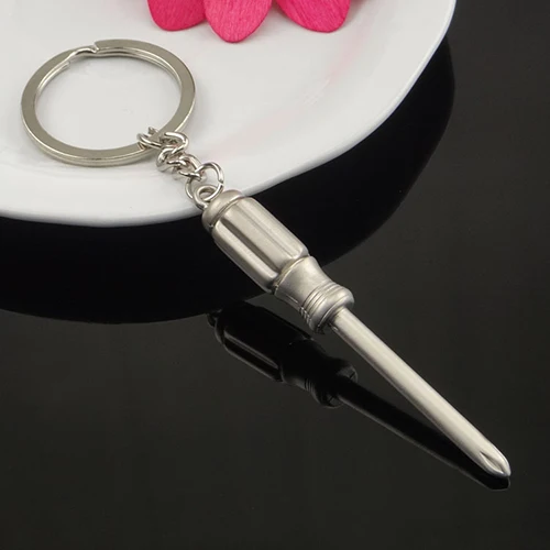 Suti портативный брелок инструмент высокого класса имитация брелок кольца из нержавеющей стали в форме гаечного ключа молоток подарок на день рождения - Цвет: H