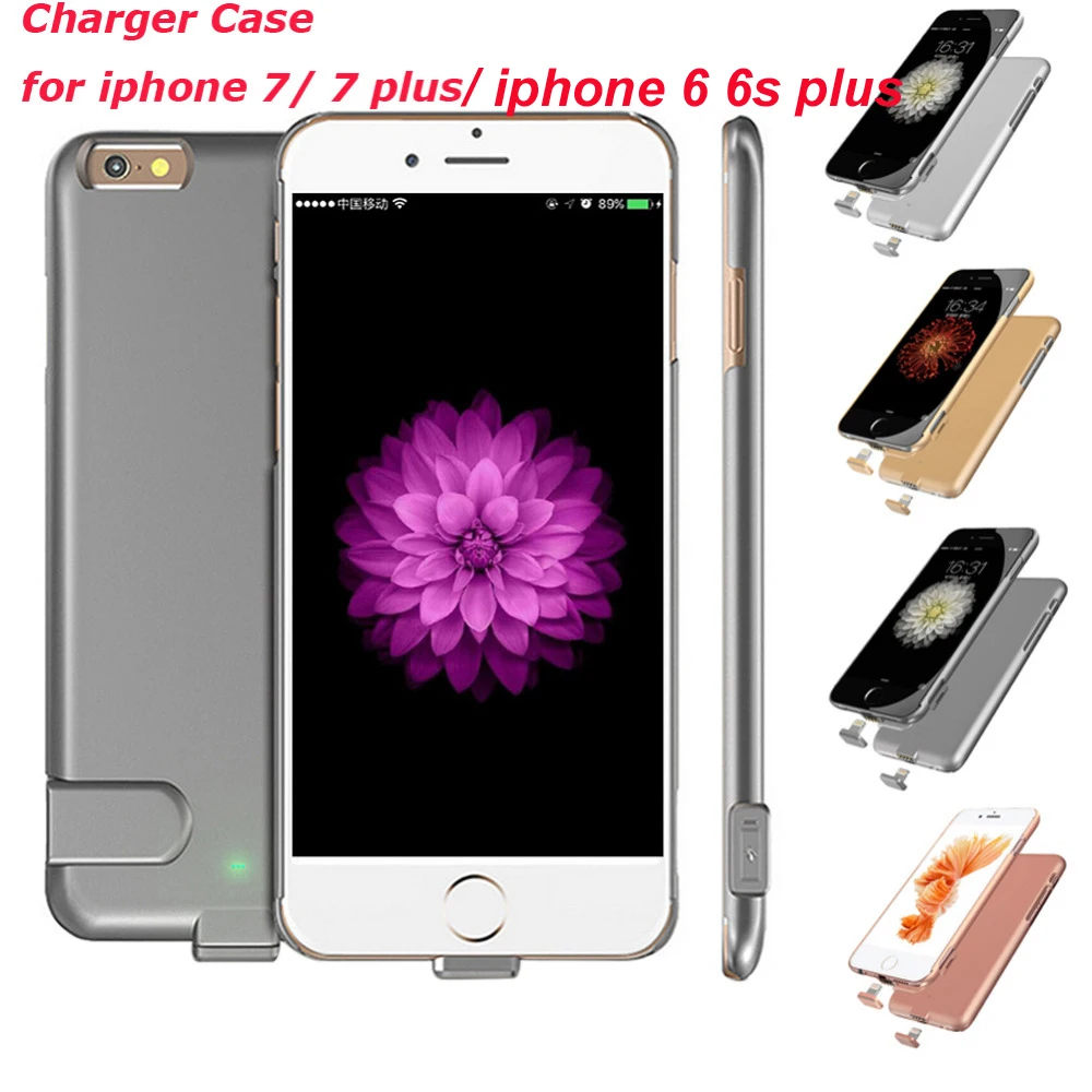 bilder für Ultra thin wiederaufladbare backup externes ladegerät fall für iphone 6 6 s 7 7 plus energienbank abdeckung power case für iphone 7 bilder für Ultra thin wiederaufladbare backup externes ladegerät fall für iphone 6 6 s 7 7 plus energienbank abdeckung power case für iphone 7