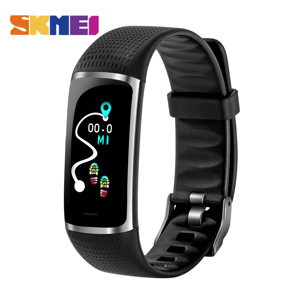 

SKMEI Smart Bracelet Pedometer Calorie Watch Message Notification Heart Rate Blood Pressure Monitor Touch Screen Watches B32