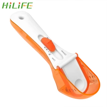 

HILIFE Adjustable Measuring Spoon 5ml-30ml Cooking Baking Tools Kitchen Accessories Plastic Measuring Cup with Scale