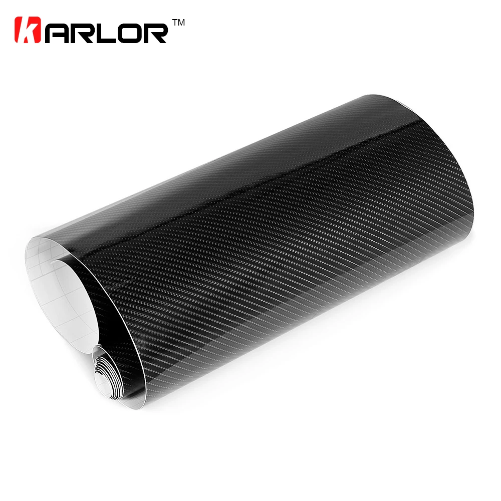 Auto Accessories: High Glossy 5D Carbon Fiber Wrapping Vinyl Film for Motorcycle, Tablet, Car Styling - 100cm*30cm Stickers & Decals image 6