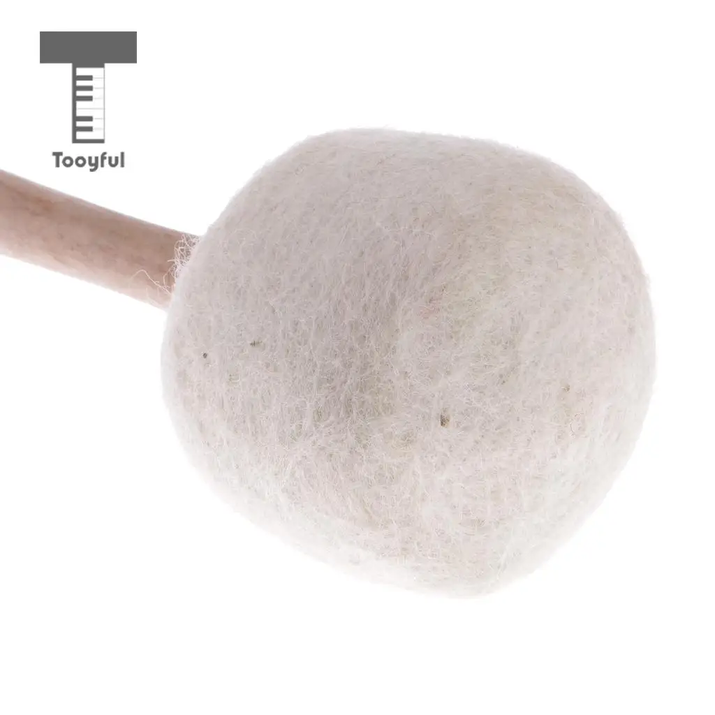 Tooyful Tibetan Crystal Singing Bowl 7 inch C Note for Root Frosted Quartz with   Handmade Felted Wooden Mallet