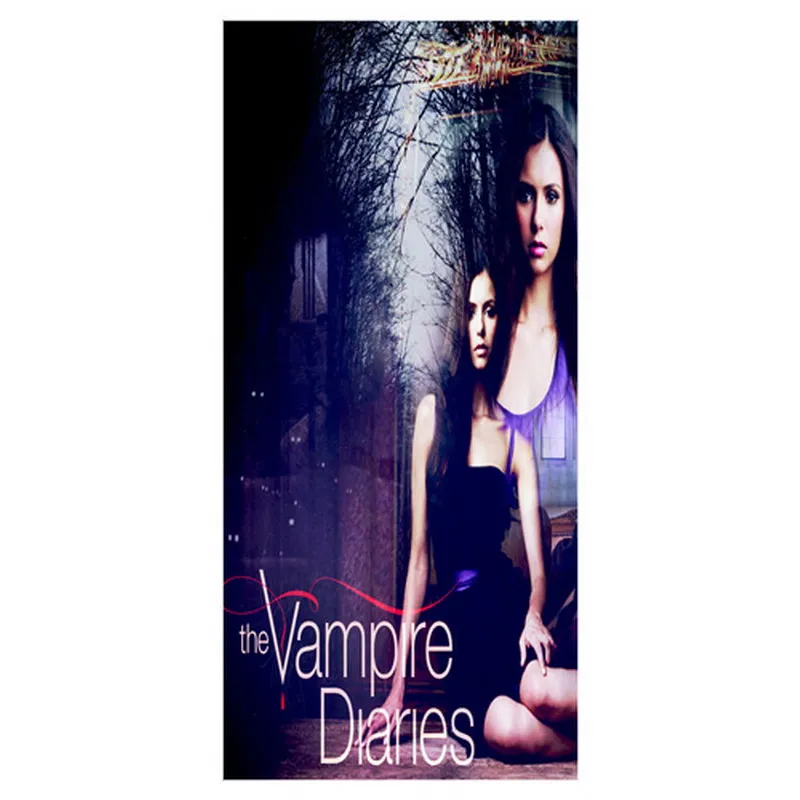 

Hot Sale The Vampire Diaries Background Print Bamboo Fiber Bathroom Towels/Super Water-absorbing Beach Towel In Size 35CMX70CM
