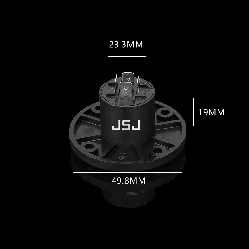 1 шт Высокое качество Профессиональный четырех контактный разъем аудио