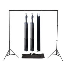 Deventer Photo Studio 2X2M Background Stand Support Photo Studio for Backdrops and Portable canvas bag