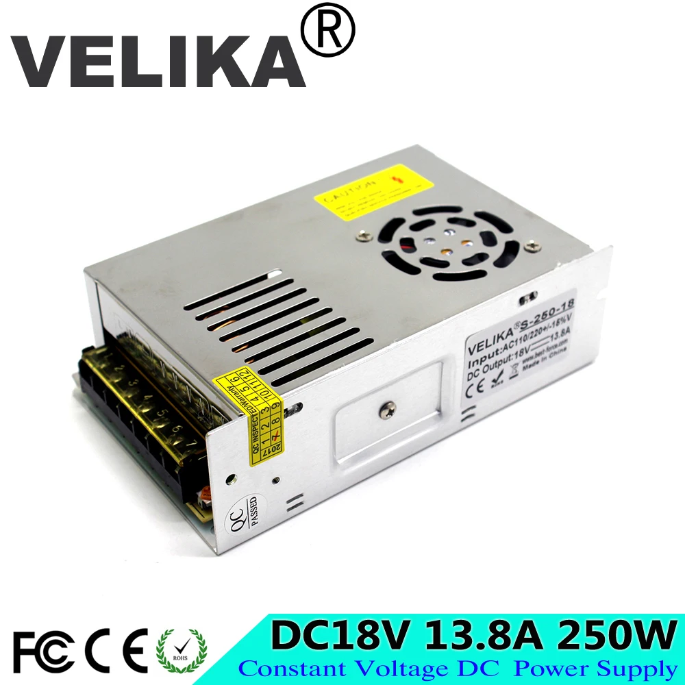 Блок питания профессиональный 18 в 250 А 110 Вт|switch power|switching power supplyswitching supply 18v |
