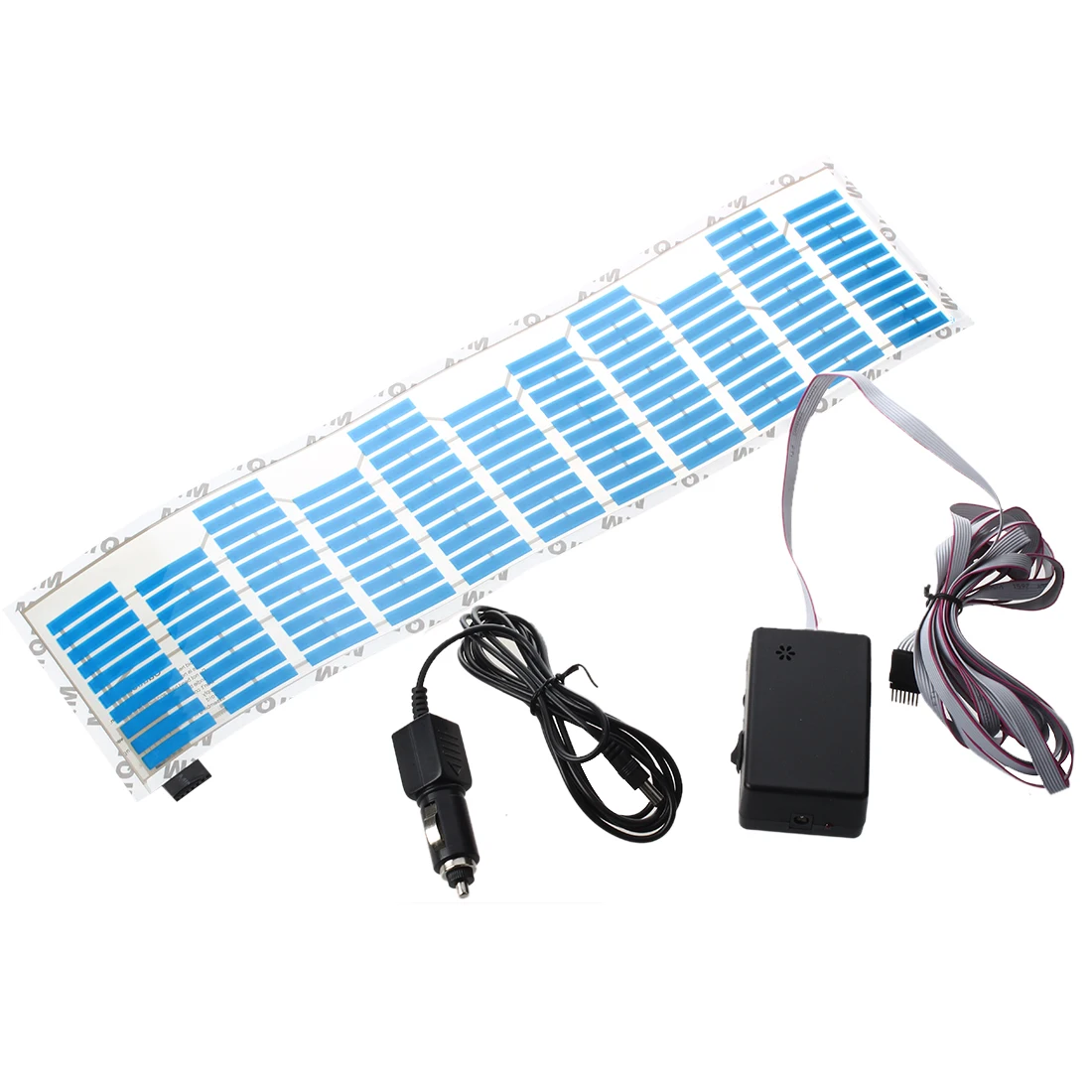 

Sound Music Beat Activated Car Stickers Equalizer Glow Blue LED Light Audio Voice Rhythm Lamp