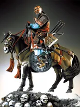 Resin Kits 1 20 Scale 1 20 90mm Genghiz Khan XIII c soldiers Resin Model DIY