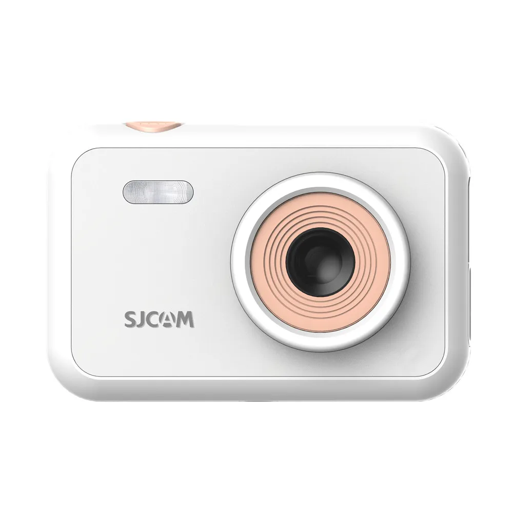 SJCAM FunCam детская камера " lcd 1080P игрушка для малышей обучающая цифровая фотокамера детская камера подарок на день рождения - Цвет: White