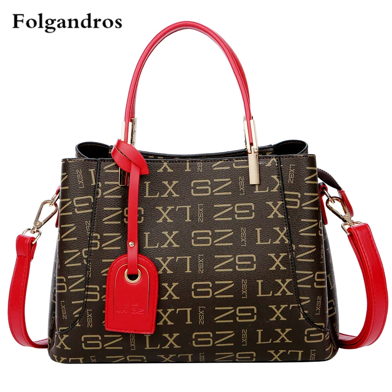 

2018 Luxury Brand Handbags Women Bags Famous Designer Shoulder Messenger Bags Letter Logo Print Casual Totes Louis GG Sac A Main