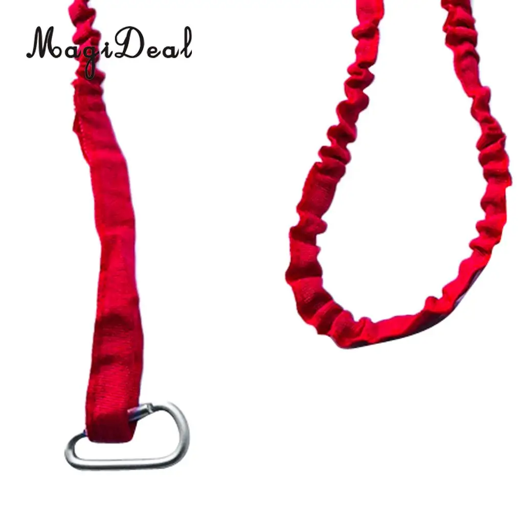 Durable SUP Kayak Paddle Leash Fishing Rod Holder Lanyard Tether with Clip for Dinghy Canoe Boat Surfboard Equipment Accessor