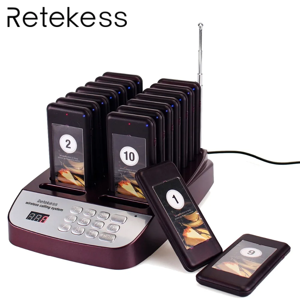RETEKESS T113S Waiter Calling System Restaurant Pager