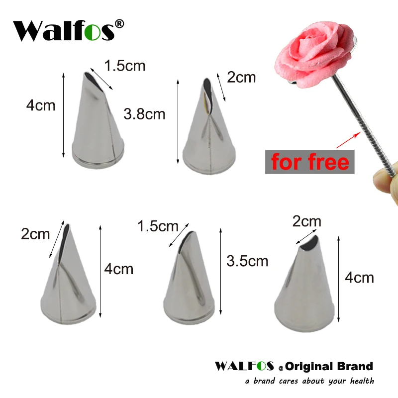5 шт. инструменты для украшения тортов лепесток розы|cake decorating tools|decorating toolspiping nozzles