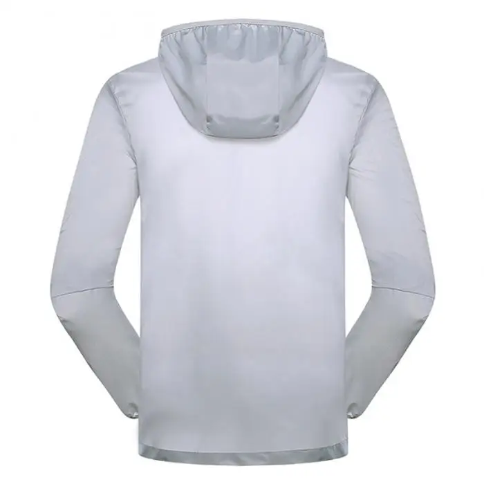 Men Women UV Protection Coat Sunscreen Ultra Thin Breathable Hooded Tops for Summer JT-Drop Ship