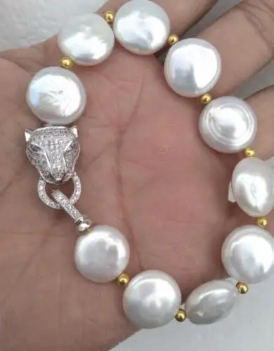 

Горячее предложение ОГРОМНЫЙ AAA 12-13 мм фото браслет 7,5-8 дюймов